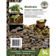 Bioterr BioDrain keramzit, drenáž Teráriový substrát 8-16mm 5L Bioterr BioDrain keramzit, drenáž Teráriový substrát 8-16mm 5L