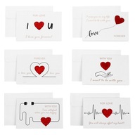 6ks valentínskych pohľadníc Cards 6ks valentínskych pohľadníc Cards