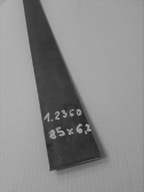 Oceľ ~NZ4 mod/~A8mod /1.2360, formát #6,2x85x350mm Oceľ ~NZ4 mod/~A8mod /1.2360, formát #6,2x85x350mm