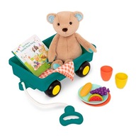 B.Toys vagónik s plyšovým medvedíkom, knihou a piknikovou sadou B.Toys vagónik s plyšovým medvedíkom, knihou a piknikovou sadou
