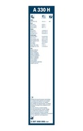 stierač BOSCH 3397008006 AEROTWIN 330mm zadný A330H AEROTWIN zadné sklo