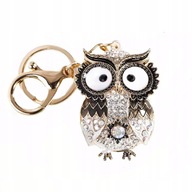 KEYRING Owl Keychain Owl Rhinestones KEYRING Owl Keychain Owl Rhinestones