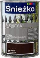 Śnieżka Supermal smaltovaný chlórkaučuk Tmavohnedý lesk 0,9l Śnieżka Supermal smaltovaný chlórkaučuk Tmavohnedý lesk 0,9l