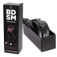Profesionálne putá na zápästie pre BDSM, Black Secret Profesionálne putá na zápästie pre BDSM, Black Secret