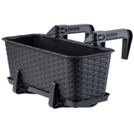 HRNEC BALKÓNOVÝ STOJAN 40cm ANTRACIT HRNEC BALKÓNOVÝ STOJAN 40cm ANTRACIT
