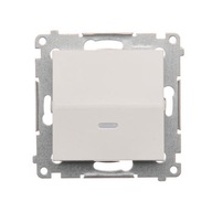 Jediný biely LED vypínač DW1L.01/11 Simon 54 Jediný biely LED vypínač DW1L.01/11 Simon 54