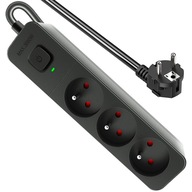 Predlžovací kábel Power Strip 3 zásuvky + vypínač