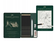 Faber-Castell ceruzky PITT GRAPHITE MATT 8ks kovové 11ks.