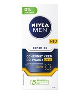 NIVEA Ochranný krém na tvár Sensitive s SPF 15 75 ml