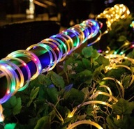 LED svietidlá reťazová šnúra 10m 100LED viacfarebná