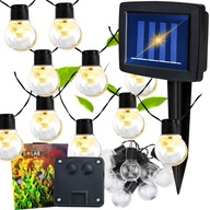 Záhradné lampy SOLAR GIRLAND veľké LED ŽIAROVKY Záhradné lampy SOLAR GIRLAND veľké LED ŽIAROVKY
