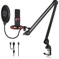 Sada kondenzátorových mikrofónov MOZOS PM1000-PRO USB POP FILTER STAND