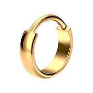 PIERCING Titánový zlatý Clicker Lobe Helix RING 1,2/8 PIERCING Titánový zlatý Clicker Lobe Helix RING 1,2/8