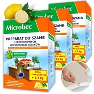 MICROBEC Prípravok pre septiky a domové čističky BALENIE 3 KS MICROBEC Prípravok pre septiky a domové čističky BALENIE 3 KS