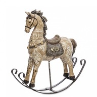 Sviatočná dekorácia figúrka hojdacieho koníka