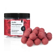Háčikové boilies Strawberry Premium 20mm Háčikové boilies Strawberry Premium 20mm