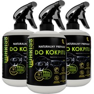 QUARISS Prírodný tekutý čistič interiéru auta a kokpitu 3x500 ml QUARISS Prírodný tekutý čistič interiéru auta a kokpitu 3x500 ml