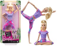 BARBIE - VYROBENÁ NA SŤAHOVANIE BLONDE GYMNASTIKA - MATTEL