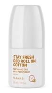 Dámsky guľôčkový deodorant COTTON 50ml Farmasi Dámsky guľôčkový deodorant COTTON 50ml Farmasi