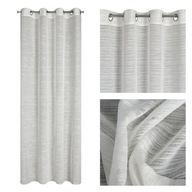 PRIPRAVENÁ ZÁCLONA S priechodkami 140x250 ARIA ECRU PRIPRAVENÁ ZÁCLONA S priechodkami 140x250 ARIA ECRU