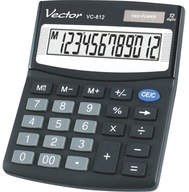 VEKTOROVÁ KANCELÁRSKA KALKULAČKA VC-812