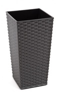 Kvetináč Finezja Rattan 300 Lamela Graphite + vložka Kvetináč Finezja Rattan 300 Lamela Graphite + vložka