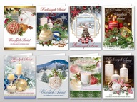 Firemné vianočné pohľadnice + OBÁLKA 10 ks