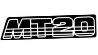 Nálepka MT20 Mitsubishi rôznych farieb! Nálepka MT20 Mitsubishi rôznych farieb!