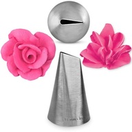 Tryska z lupeňov ruže, cukrársky hrot, lupeň ruže na ozdobu, 15 mm Tryska z lupeňov ruže, cukrársky hrot, lupeň ruže na ozdobu, 15 mm