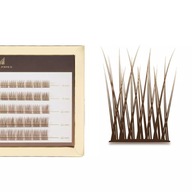 Hnedé trsy mihalníc - V-Lashes DIVINE Chocolate | Mini Box twist B Hnedé trsy mihalníc - V-Lashes DIVINE Chocolate | Mini Box twist B