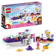 LEGO Domček pre bábiky Gabby 10786 Loď a kúpele Gabi a S