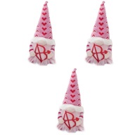 3 ks Krásne bábiky Gnome Valentínsky trpaslík 3 ks Krásne bábiky Gnome Valentínsky trpaslík