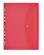 Obálkový priečinok A4 s perforáciou červená Elba
