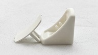 Biely uholník nábytku 24 x 24 x 20 mm Biely uholník nábytku 24 x 24 x 20 mm