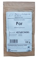 Pór EKO semienka na klíčky 100g TORAF Pór EKO semienka na klíčky 100g TORAF