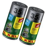 2X VRECIA NA ODPADKY S PÁSKOU JAN NIEZBĘDNY 35L MAGNUM FLEX XXL 2X30KS ČIERNA 2X VRECIA NA ODPADKY S PÁSKOU JAN NIEZBĘDNY 35L MAGNUM FLEX XXL 2X30KS ČIERNA