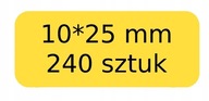 NIIMBOT Labels Samolepky ŽLTÉ 10*25mm 240ks