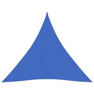 Tieňová plachta, 160 g/m², modrá, 4x4x
