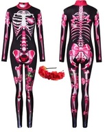 OBLEČENIE COCO HALLOWEEN 152/158 SKELETON ŠATY OBLEČENIE COCO HALLOWEEN 152/158 SKELETON ŠATY