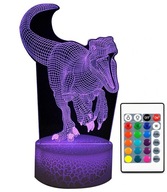 3D LED LAMPA DINOSAUR JURASSIC PARK NOČNÍ LAMPA 3D LED LAMPA DINOSAUR JURASSIC PARK NOČNÍ LAMPA