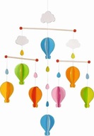 Drevený kolotoč pre bábätká Goki Balloons
