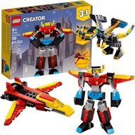 LEGO Creator 32414 LEGO CREATOR 31124 SUPER ROBOT TRANSFORMERS 3V1