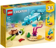 LEGO CREATOR 31128 Delfín a korytnačka 3 v 1