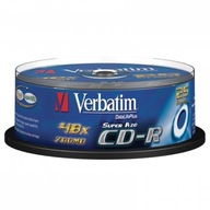 Verbatim CD-R, 43352, AZO Crystal, 25-bal., 700MB, 52x, 80min., 12cm, bez m Verbatim CD-R, 43352, AZO Crystal, 25-bal., 700MB, 52x, 80min., 12cm, bez m