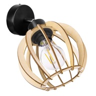 NÁSTENNÁ LAMPA E27 nástenné pohyblivé podkrovie GUĽOVÁ Drevo NÁSTENNÁ LAMPA E27 nástenné pohyblivé podkrovie GUĽOVÁ Drevo