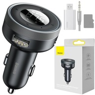 Bluetooth 5.0 FM vysielač + 2x USB TF nabíjačka Bluetooth 5.0 FM vysielač + 2x USB TF nabíjačka