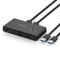 UGREEN SWITCH BOX HUB KVM SWITCH 4x USB 3.0 UGREEN SWITCH BOX HUB KVM SWITCH 4x USB 3.0