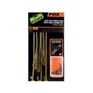 FOX Edges Trans Khaki hadičky Leadclip Rigs x 3 inc Kwik Change Kit CAC579 FOX Edges Trans Khaki hadičky Leadclip Rigs x 3 inc Kwik Change Kit CAC579