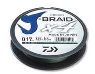 Daiwa J-Braid X4 135m 0,13mm tmavozelená