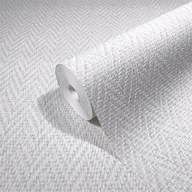 Ako látka HERRINGBONE - Sivá, hrubá TAPETA - netkaná textília Ako látka HERRINGBONE - Sivá, hrubá TAPETA - netkaná textília